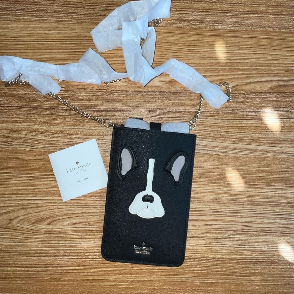 Kate Spade French Bulldog mini/ phone bag
